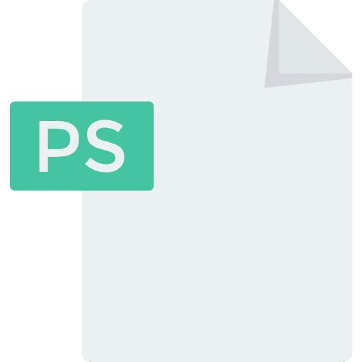 Ps computing document files and folders icon