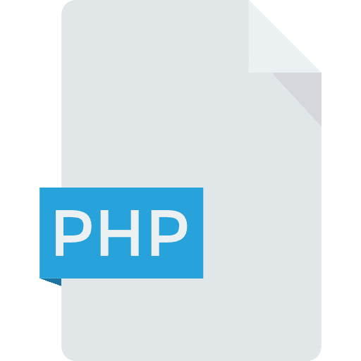 Php format files and folders file icon