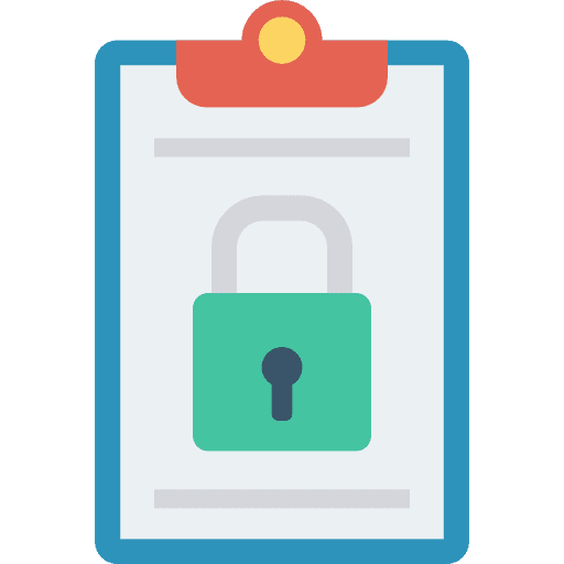 Clipboard checking tasks list icon