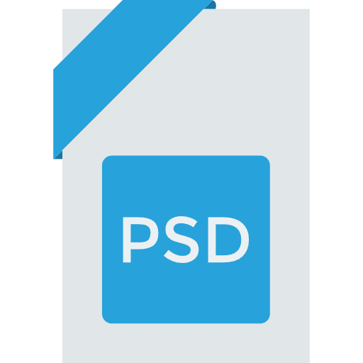 Psd psd files and folders interface icon