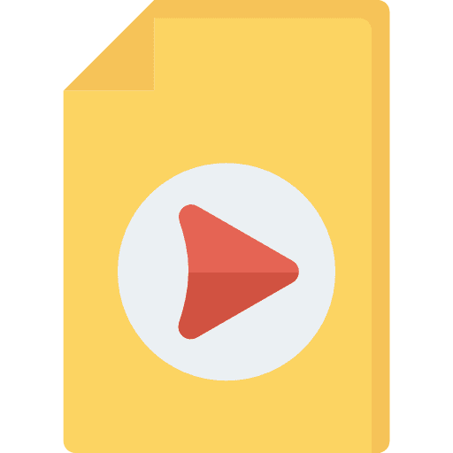 Video file avi interface symbol icon