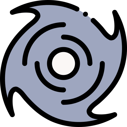Cyclone hurricane twister weather icon