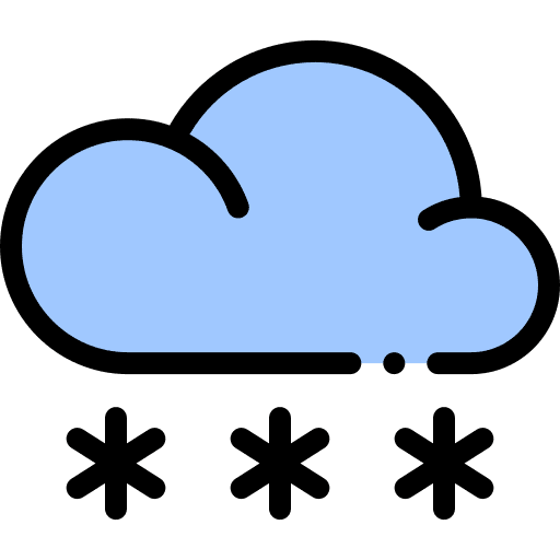 Snowy sky snowy winter icon Snowy sky snowy winter icon