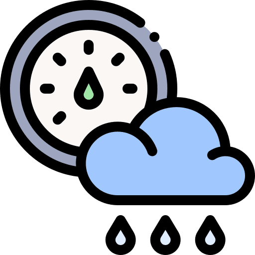Pressure instrument meteorology cloud icon Pressure instrument meteorology cloud icon