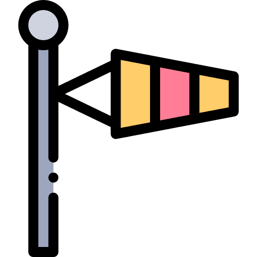 Windsock weather windsock wind direction icon Windsock weather windsock wind direction icon