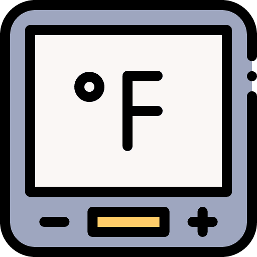 Fahrenheit meteorology degree weather icon Fahrenheit meteorology degree weather icon