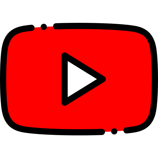 Youtube social network logotype brands and logotypes icon