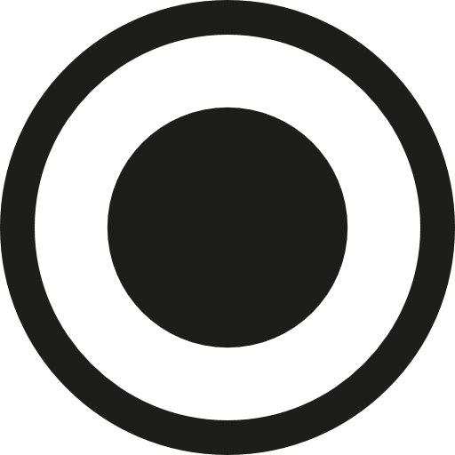 Button circular button circle icon