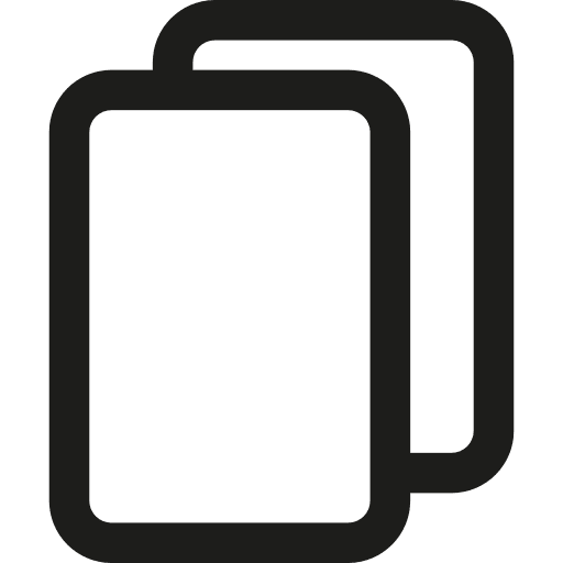 Copy copy multimedia option layer icon
