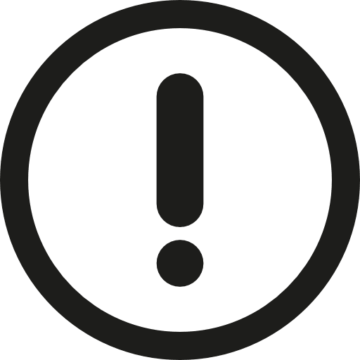 Exclamation mark warn warning sign issue icon