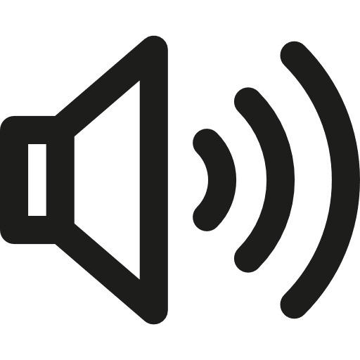 High volume volume adjustment speakers audio icon