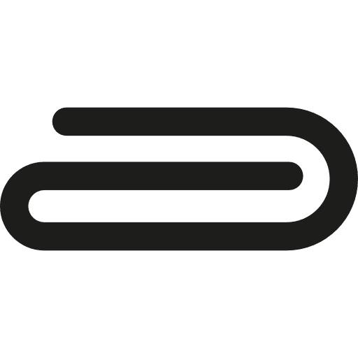 Attach clip school material tool icon