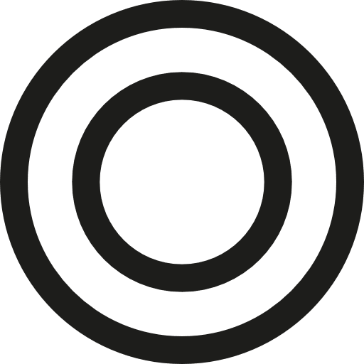 Button circles circular geometry icon