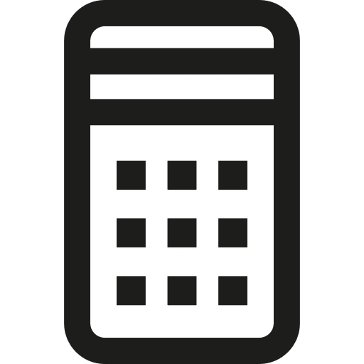 Calculator maths mathematics caculate icon