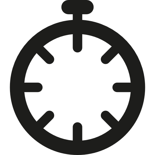Chronometer racing speed watch icon