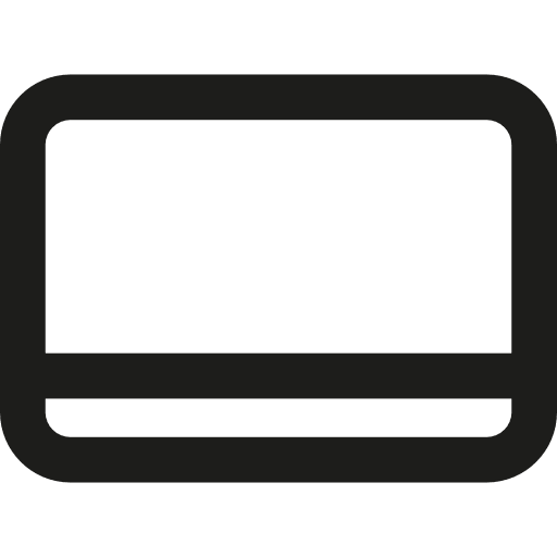 Credit card shopper credit card banking icon