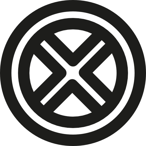 Minimal circle circular button icon