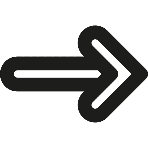 Right arrow orientation direction directional icon