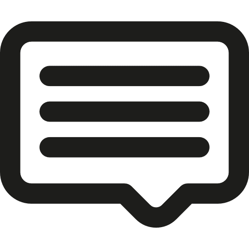 Message chatting speech balloon speech bubble icon