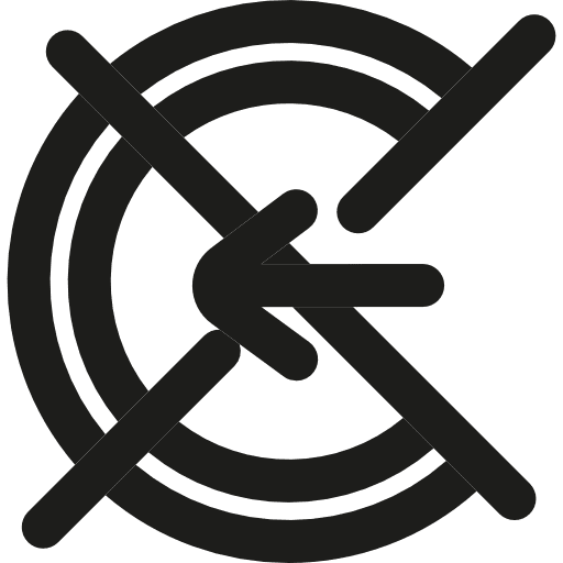 Back back left arrow circle icon