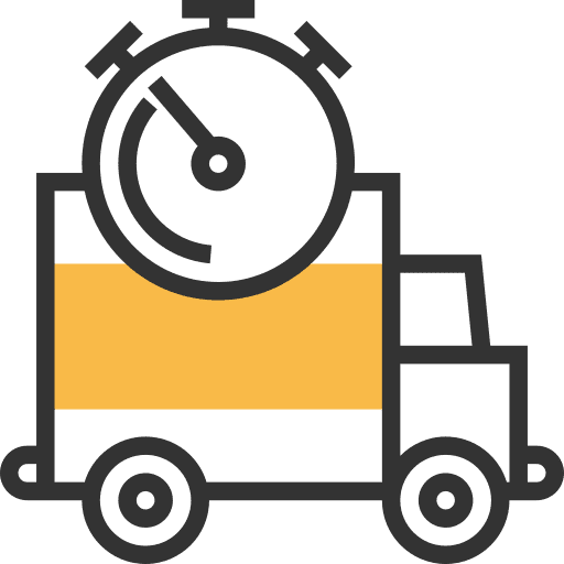 Delivery shipping and delivery delivery automobile icon