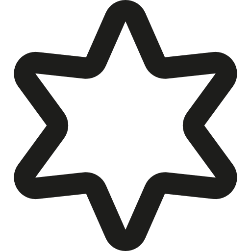 Favorite symbol sheriff star icon