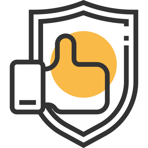 Guarantee waranty sticker badge icon