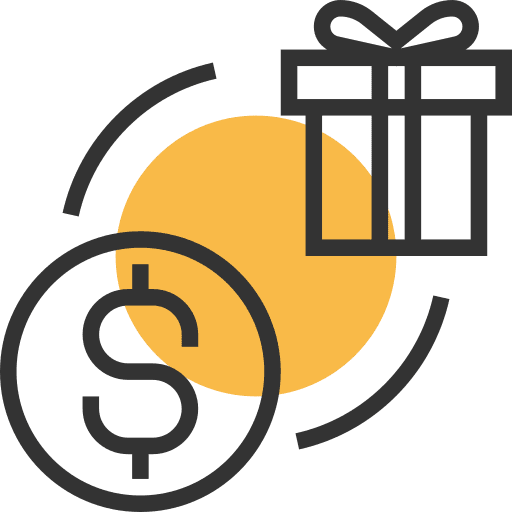 Deal commerce and shopping present deal icon Deal commerce and shopping present deal icon