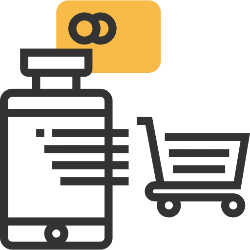 Online shop smartphone technology cellphone icon Online shop smartphone technology cellphone icon