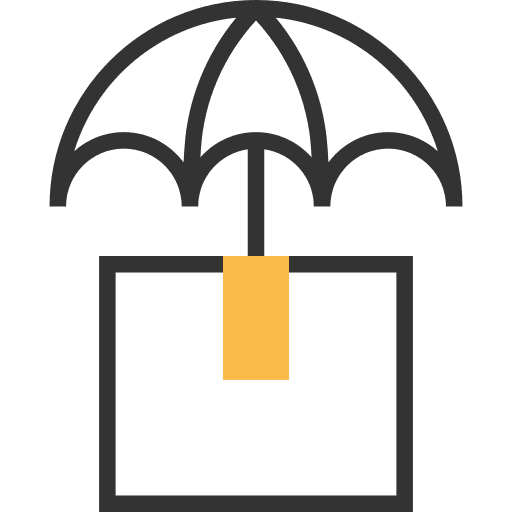 Protection box package shipping and delivery icon Protection box package shipping and delivery icon