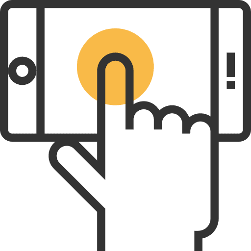 Purchase commerce and shopping online shop mobile phone icon Purchase commerce and shopping online shop mobile phone icon