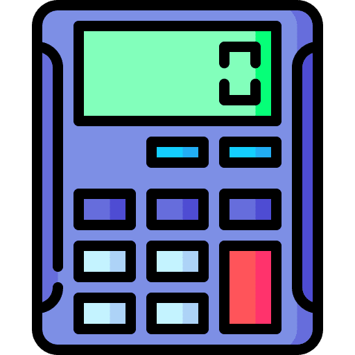 Calculator maths business and finance calculator icon