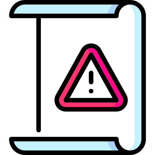 Contingency planning business plan paper icon