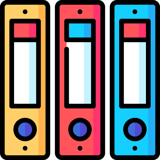File business and finance archives office material icon File business and finance archives office material icon