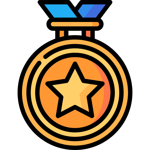 Medal quality winner certification icon Medal quality winner certification icon