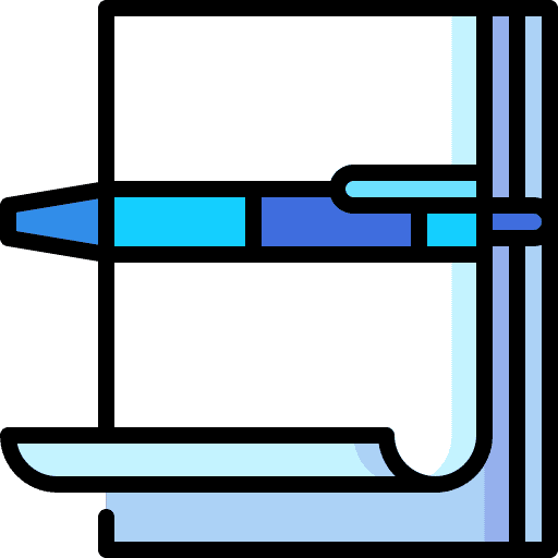 Pen signing writing contract icon Pen signing writing contract icon