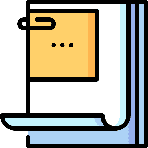 Project business and finance sheets files and folders icon Project business and finance sheets files and folders icon