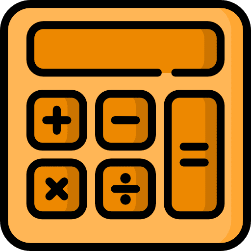 Calculator business and finance calculating calculate icon