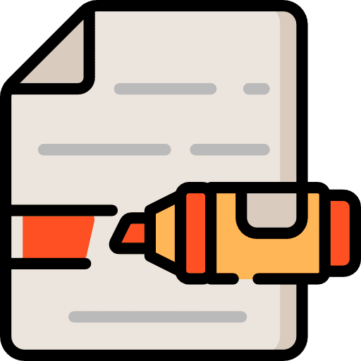 Highlighter edit files and folders permanent icon