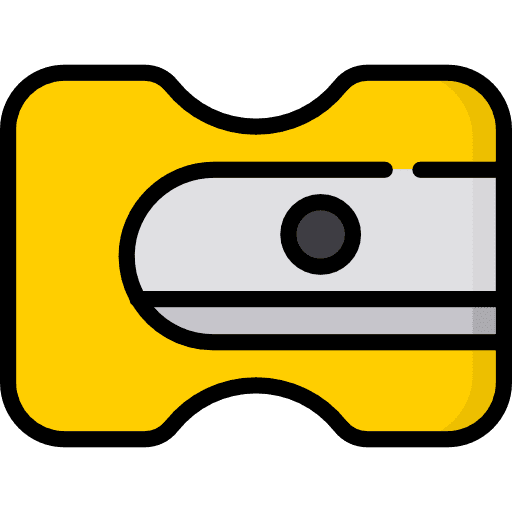 Sharpener school material pencil miscellaneous icon Sharpener school material pencil miscellaneous icon