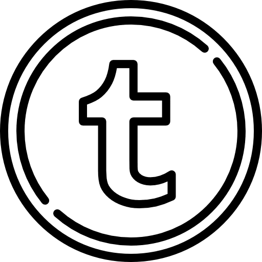 Tumblr networking social media logotype icon