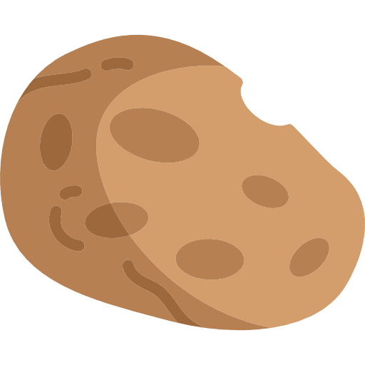 Asteroid astronomy space meteor icon Asteroid astronomy space meteor icon
