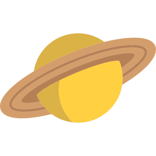 Saturn science planet solar system icon Saturn science planet solar system icon
