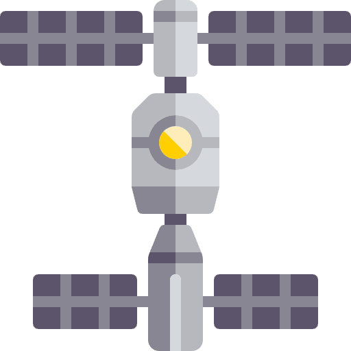 Space station astronomy technology space icon Space station astronomy technology space icon