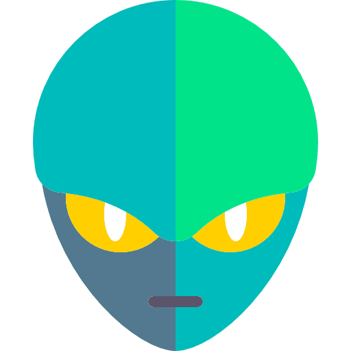 Alien people alien avatar icon Alien people alien avatar icon