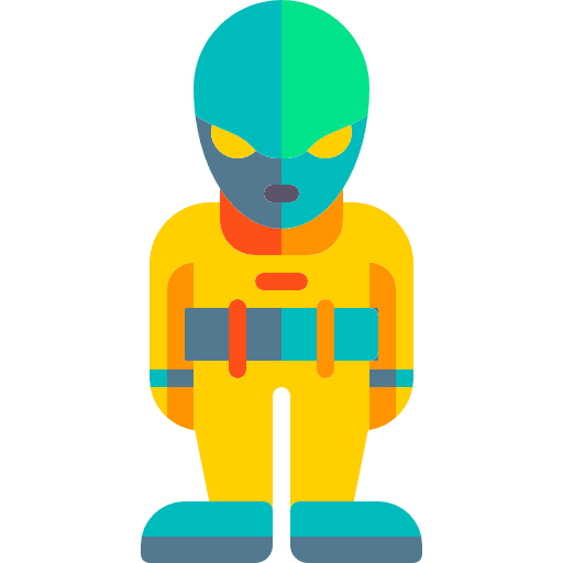 Alien space galaxy avatar icon Alien space galaxy avatar icon