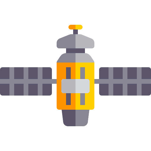 Satellite connection satellite communication icon Satellite connection satellite communication icon