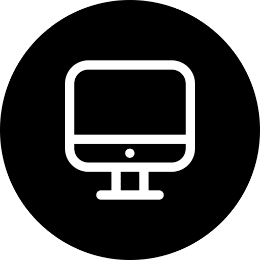 Monitor computer screen technology icon Monitor computer screen technology icon