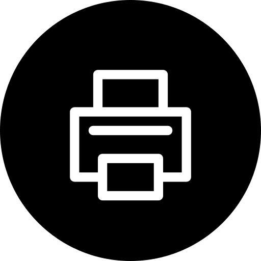 Printer printing technology electronics icon Printer printing technology electronics icon