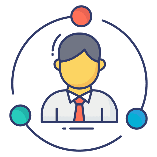 Resources business and finance resources synergy icon